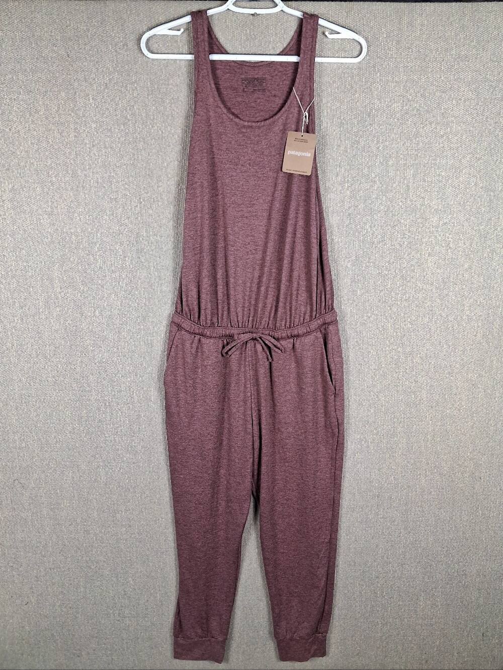 Patagonia Seabrook Jumpsuit Womens Small Dusky Brown Jogger Athleisure Outdoor